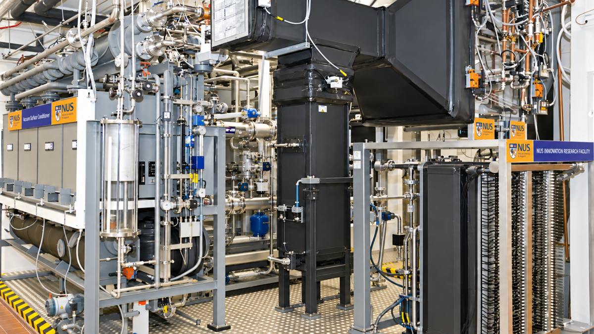 Custom smart utilities plant built by SC Science for the National University of Singapore.